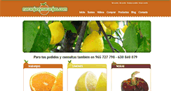 Desktop Screenshot of naranjasynaranjas.com