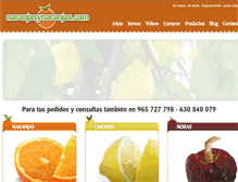 Tablet Screenshot of naranjasynaranjas.com